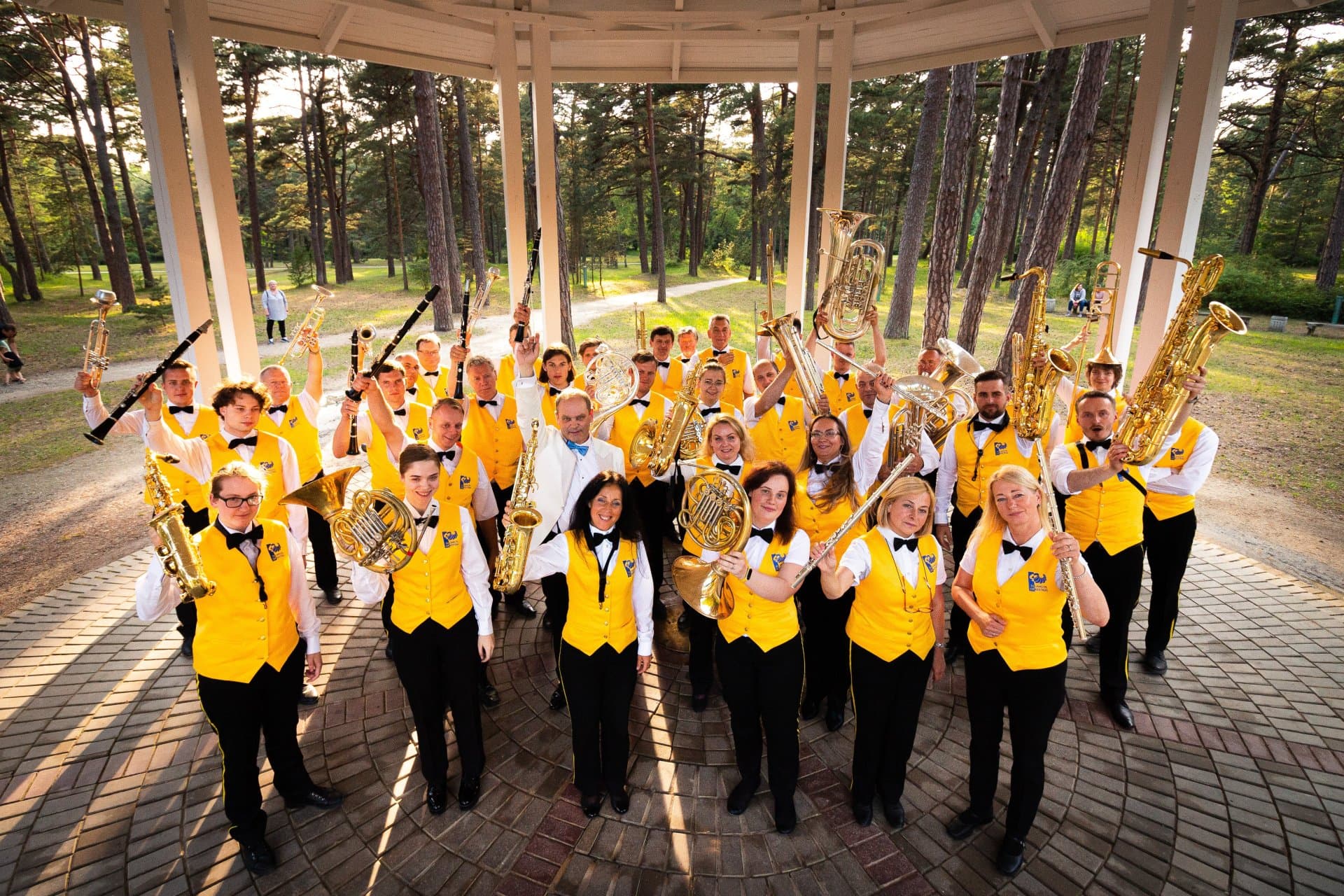 Outdoor concert stage in Palanga